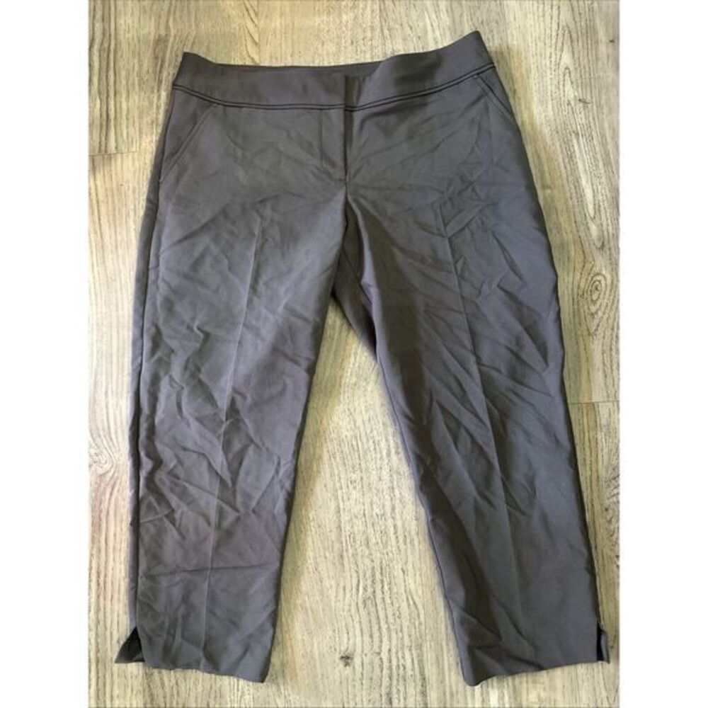 Apartment 9 Woman's Gray Torie Slacks Size 12 Short Pre-Owned